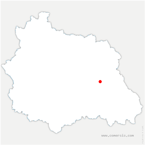 carte de localisation de Saint-Dier-d'Auvergne