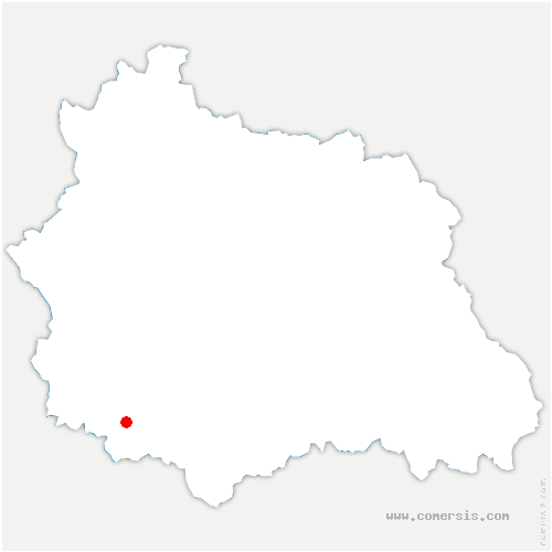 carte de localisation de Saint-Donat