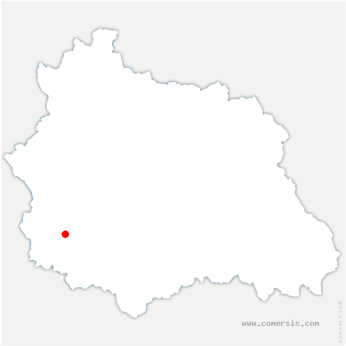 carte de localisation de Saint-Fargeol