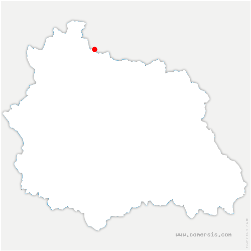 carte de localisation de Saint-Gal-sur-Sioule