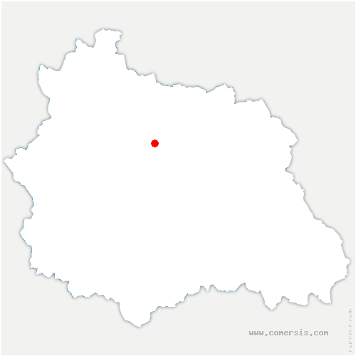 carte de localisation de Saint-Georges-de-Baroille