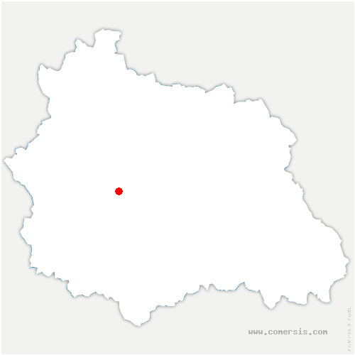 carte de localisation de Saint-Georges-en-Couzan