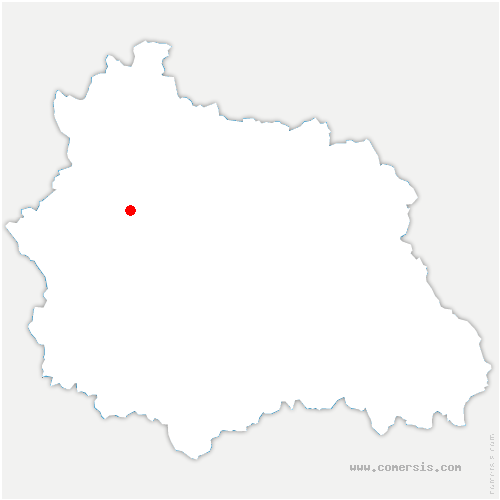 carte de localisation de Saint-Ilpize