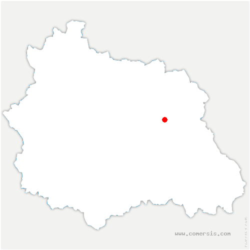 carte de localisation de Saint-Jean-d'Heurs