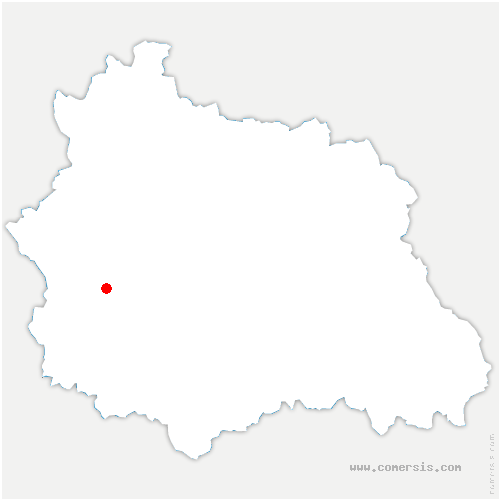 carte de localisation de Saint-Julien-Puy-Lavèze