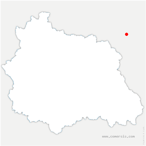 carte de localisation de Saint-Just-Malmont