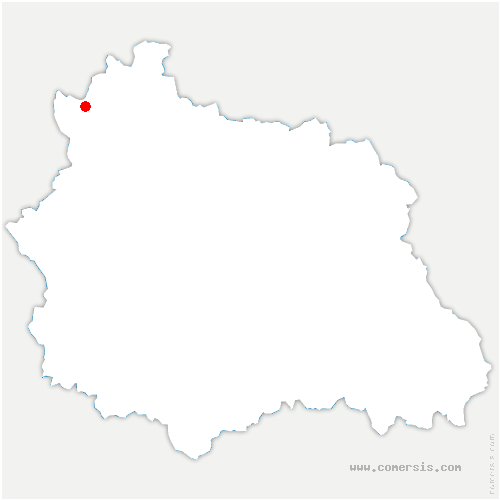 carte de localisation de Saint-Maigner