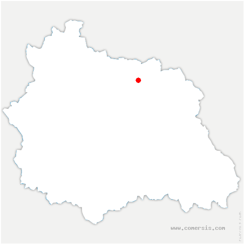 carte de localisation de Saint-Pierre-du-Champ