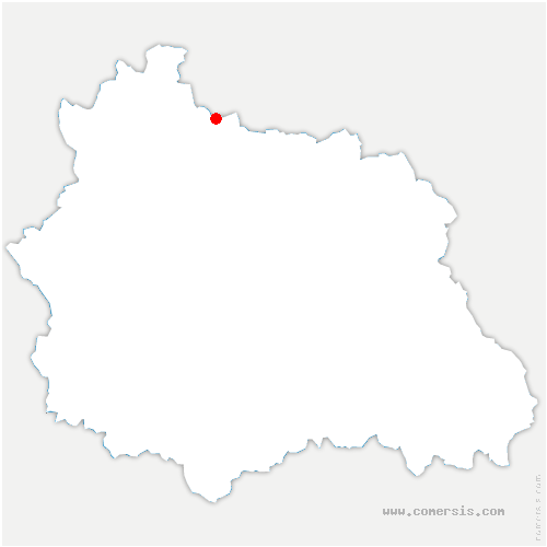 carte de localisation de Saint-Quintin-sur-Sioule
