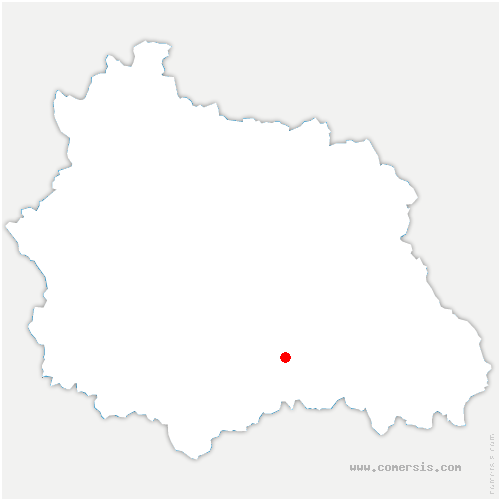 carte de localisation de Saint-Rémy-de-Chargnat