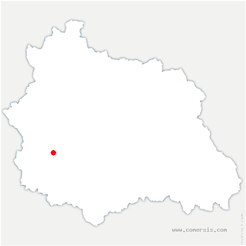 carte de localisation de Saint-Sauves-d'Auvergne