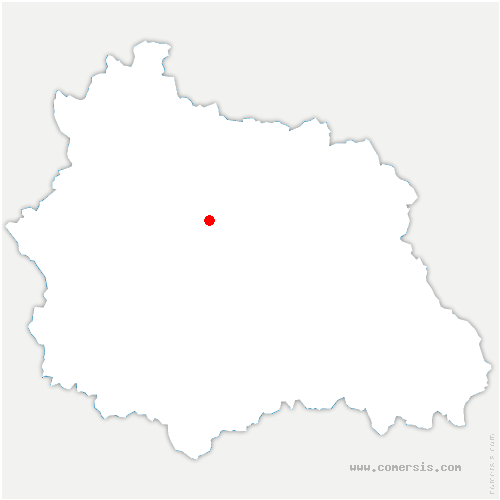 carte de localisation de Sainte-Foy-Saint-Sulpice
