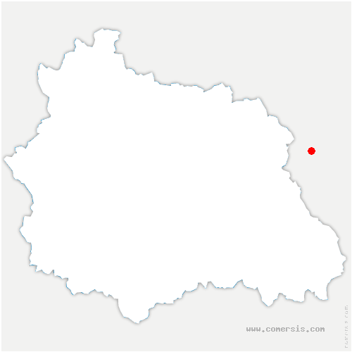 carte de localisation de Sarroux-Saint-Julien