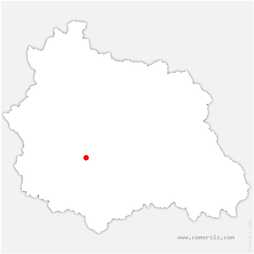 carte de localisation de Saulzet-le-Froid