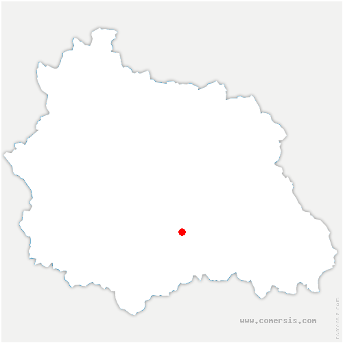 carte de localisation de Saulzet