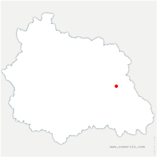 carte de localisation de Sauviat