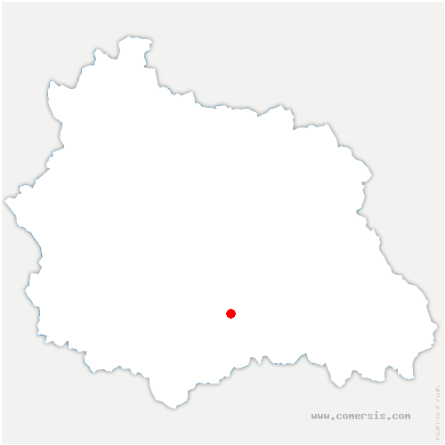 carte de localisation de Solignat