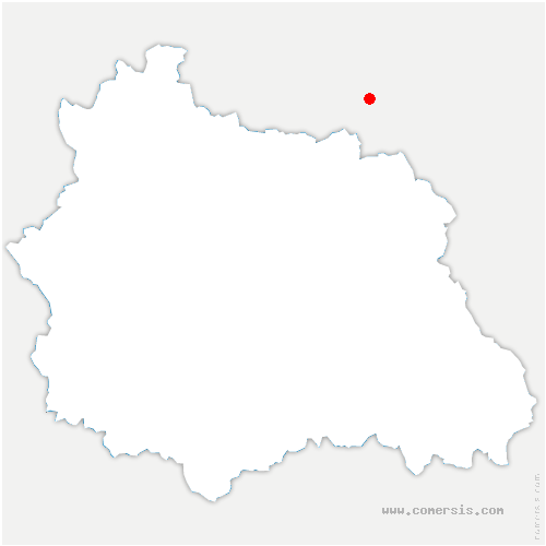carte de localisation de Sornac
