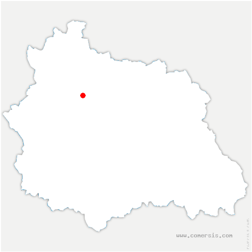 carte de localisation de Souternon