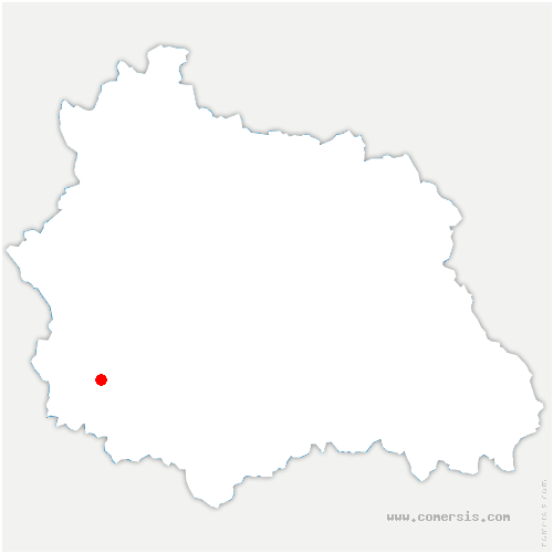 carte de localisation de la Tour-d'Auvergne
