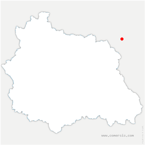 carte de localisation d'Ussel