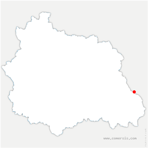 carte de localisation de Valcivières