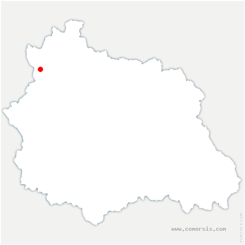 carte de localisation de Vergheas