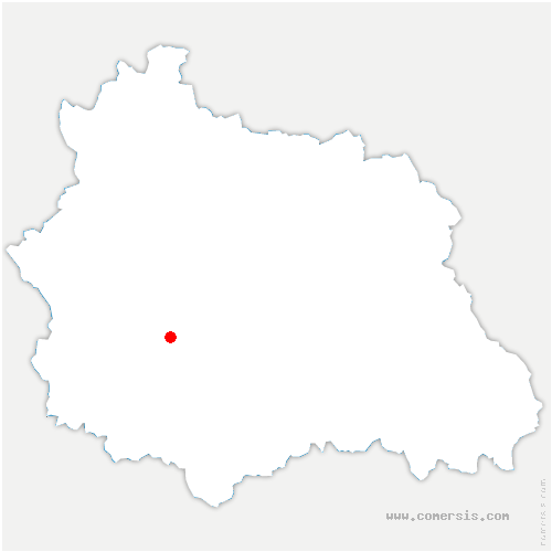 carte de localisation de Vernines