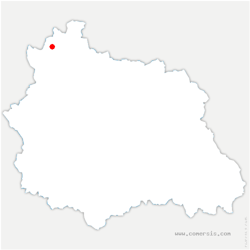 carte de localisation de Vézézoux