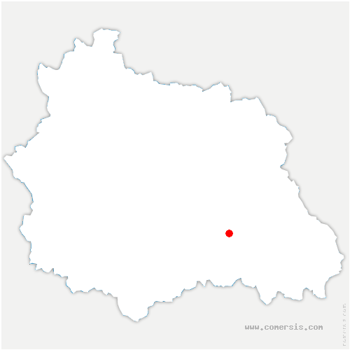 carte de localisation de Vichy