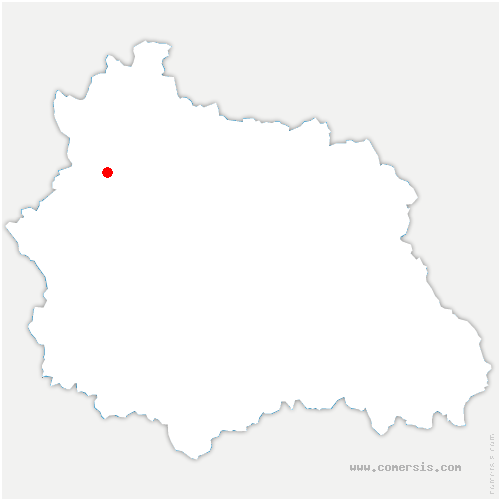 carte de localisation de Vieille-Brioude