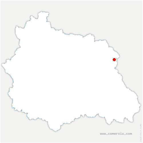 carte de localisation de Viscomtat