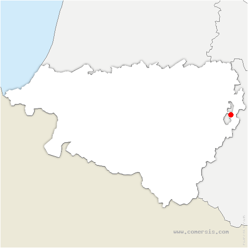 carte de localisation d'Aast