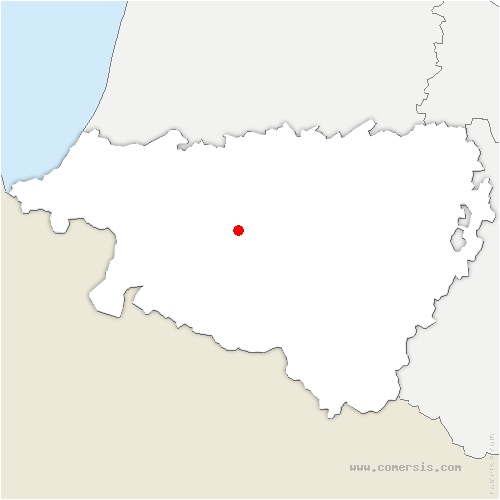 carte de localisation de Ainharp