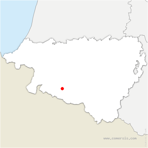 carte de localisation de Alçay-Alçabéhéty-Sunharette