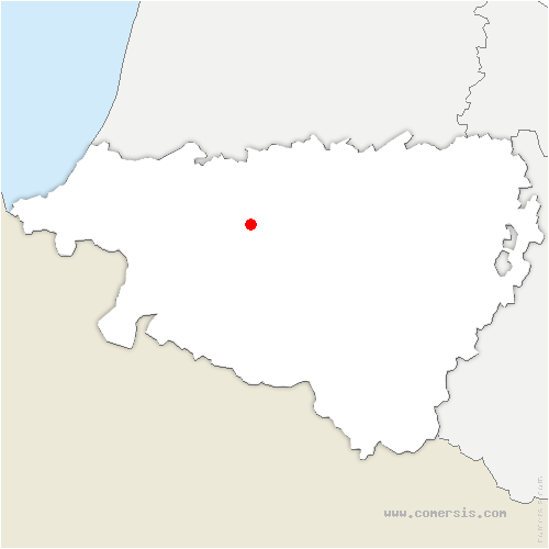 carte de localisation de Arbouet-Sussaute