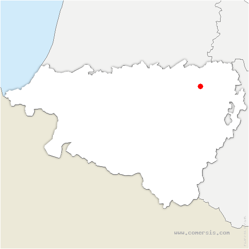 carte de localisation de Argelos