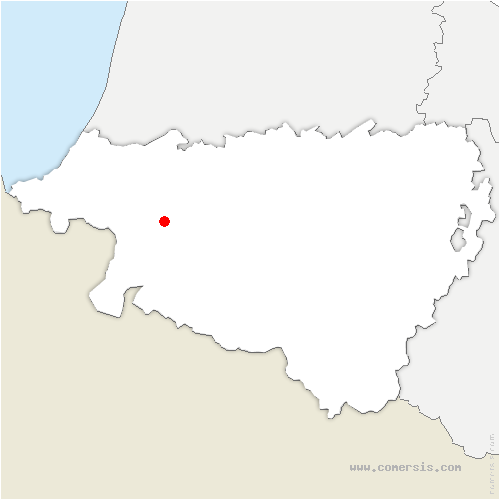 carte de localisation d'Armendarits