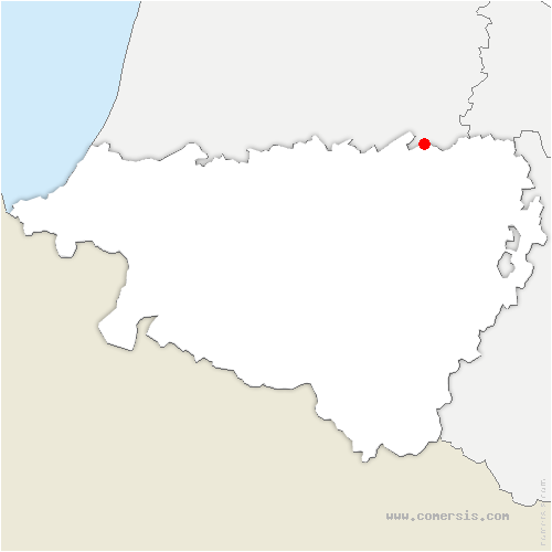 carte de localisation d'Arzacq-Arraziguet