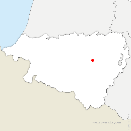 carte de localisation de Aubertin