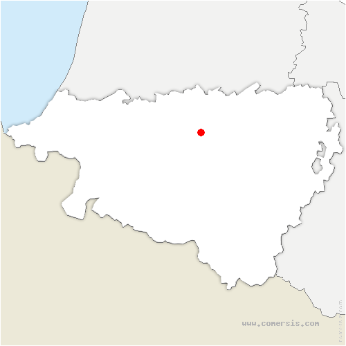 carte de localisation d'Audaux