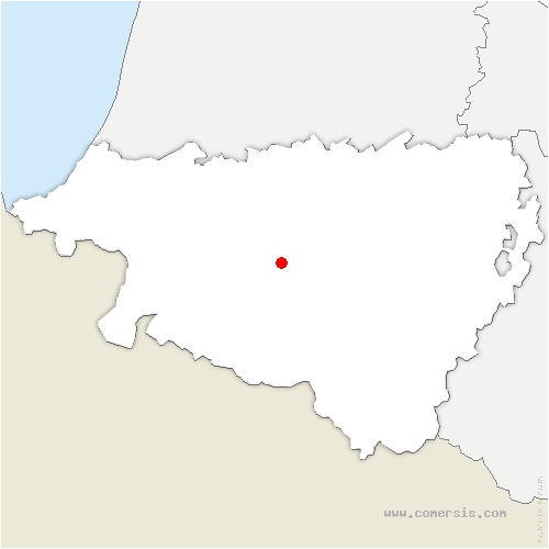 carte de localisation de Berrogain-Laruns