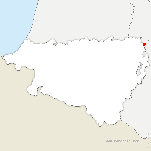 carte de localisation de Bétracq