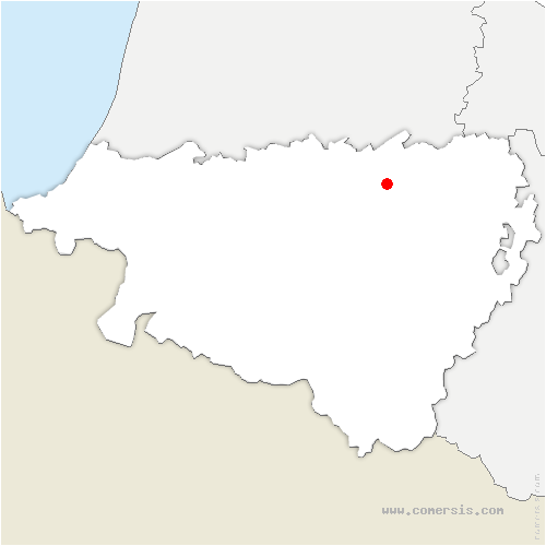carte de localisation de Boumourt