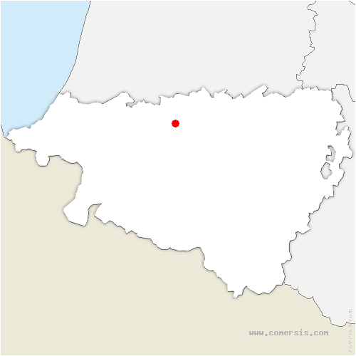 carte de localisation de Burgaronne