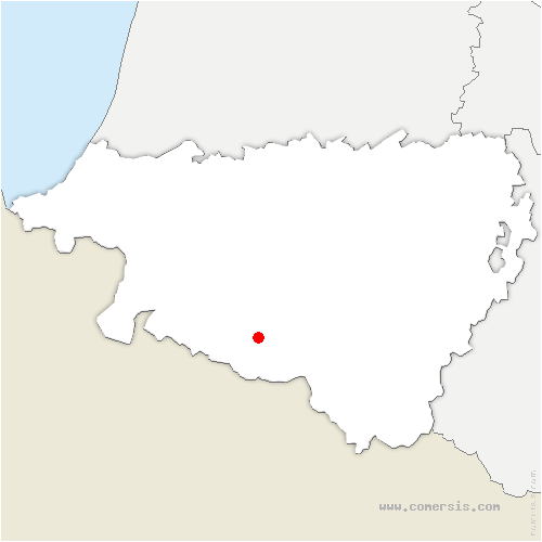 carte de localisation d'Etchebar