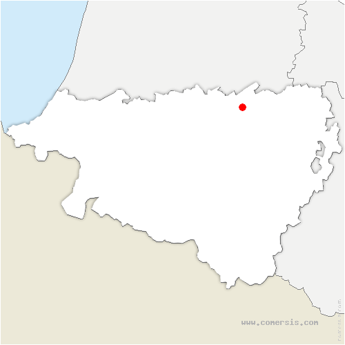 carte de localisation de Géus-d'Arzacq