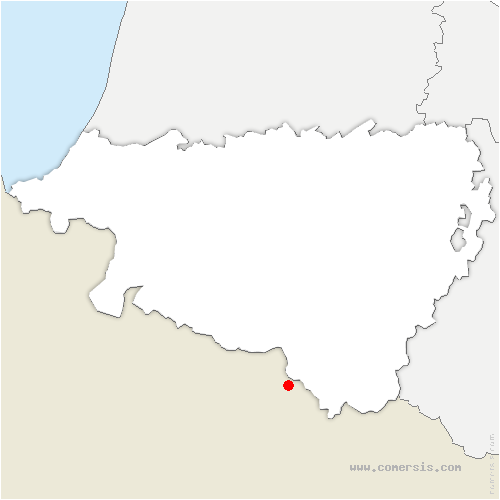 carte de localisation d'Hagetmau