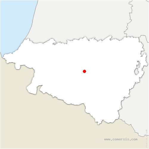 carte de localisation de l'Hôpital-Saint-Blaise