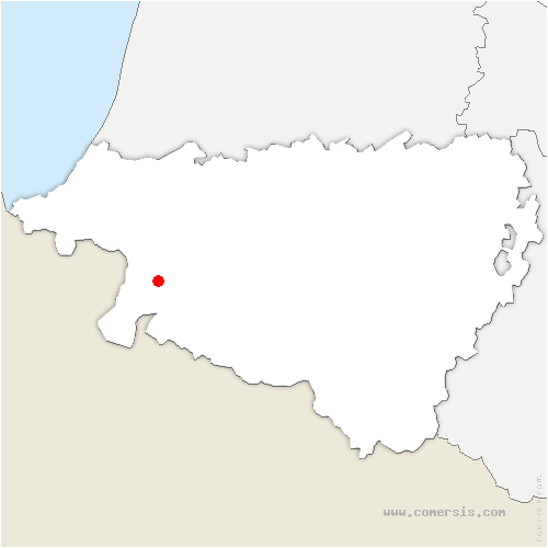 carte de localisation d'Irouléguy